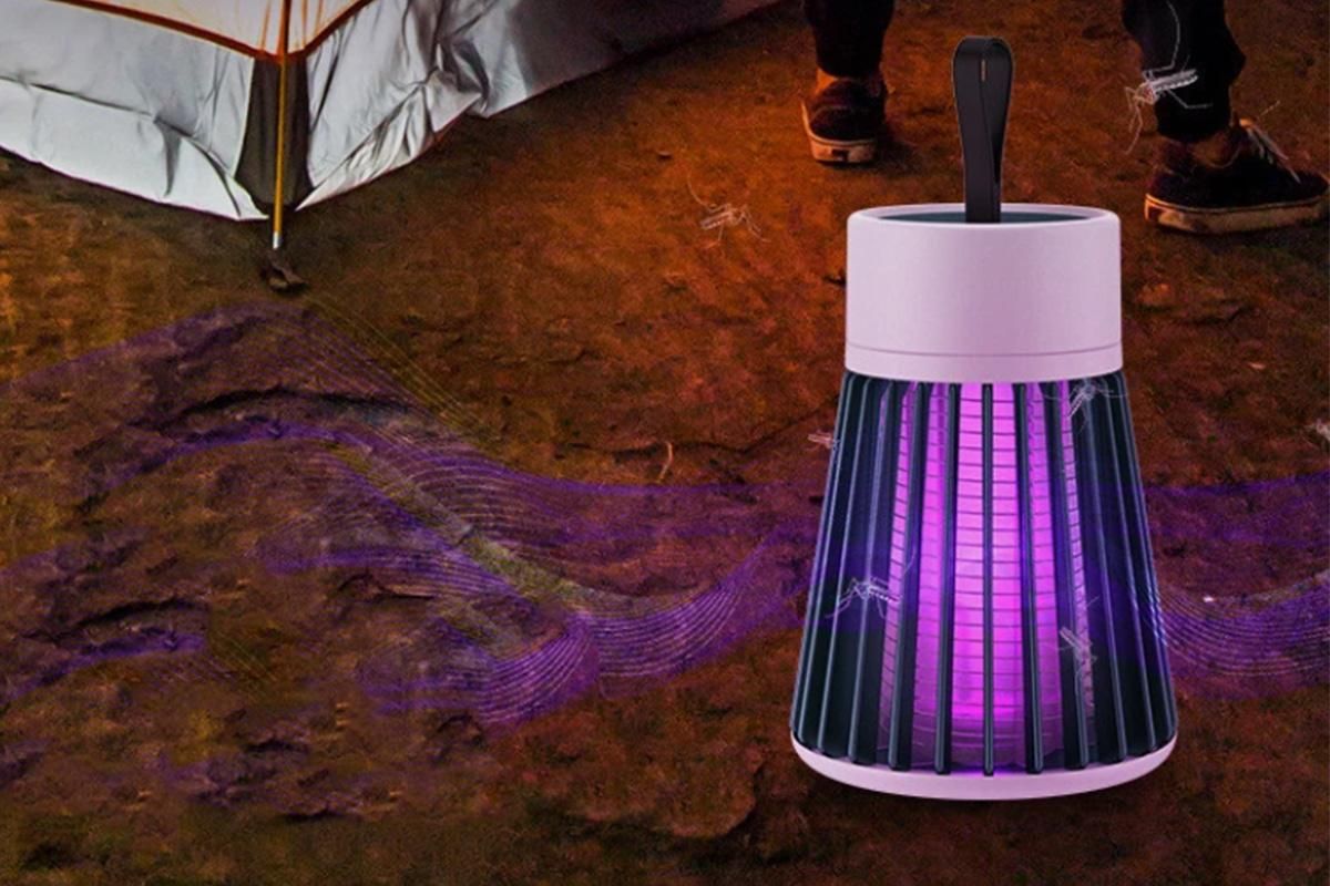 Electric Mosquito Killer Lamp Fly Traps Insect Bug Zapper For Outdoor Indoor - Green