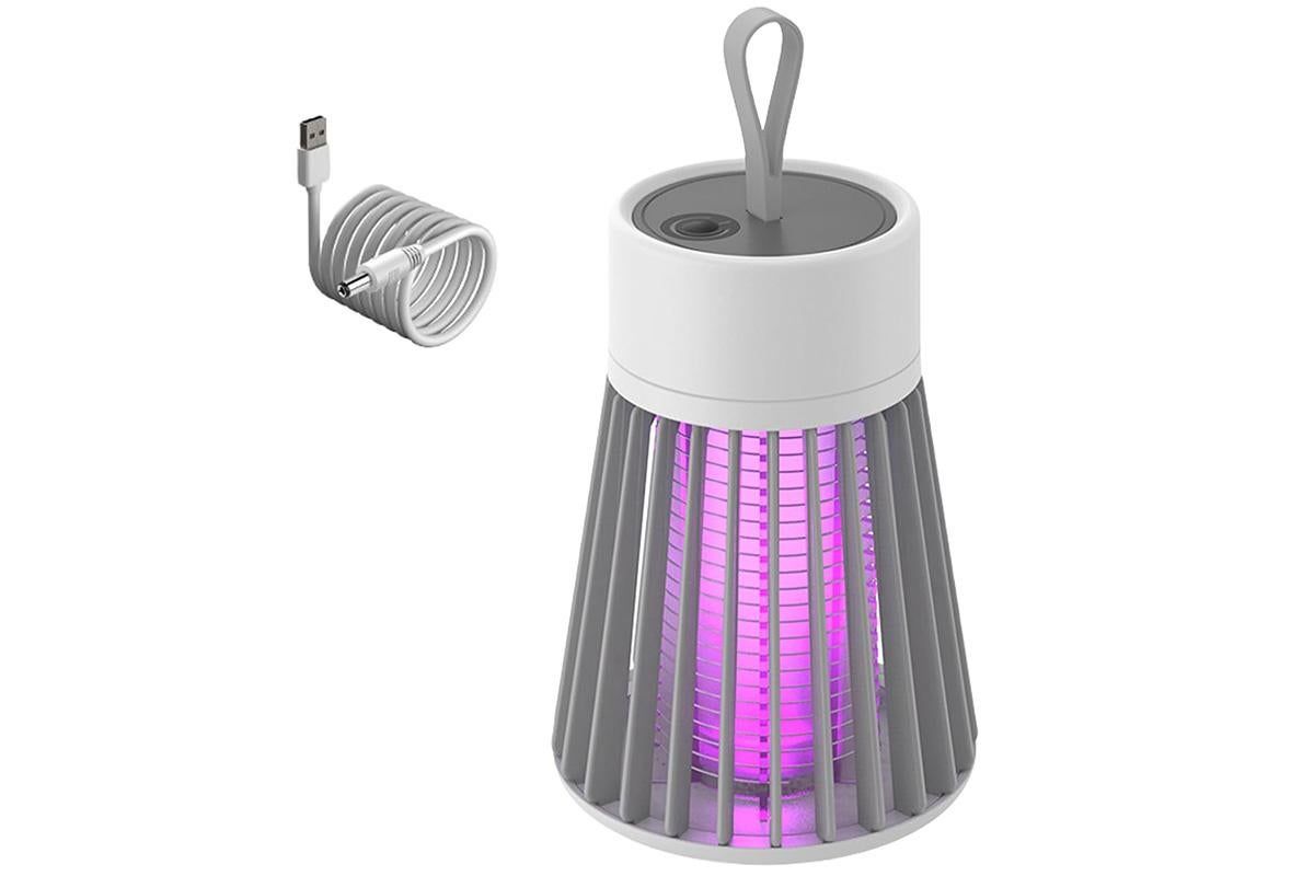 Electric Mosquito Killer Lamp Fly Traps Insect Bug Zapper For Outdoor Indoor - Grey