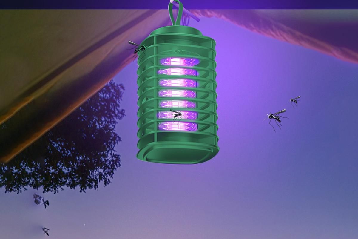 Electric Mosquito Killer Lamp LED Light -Green