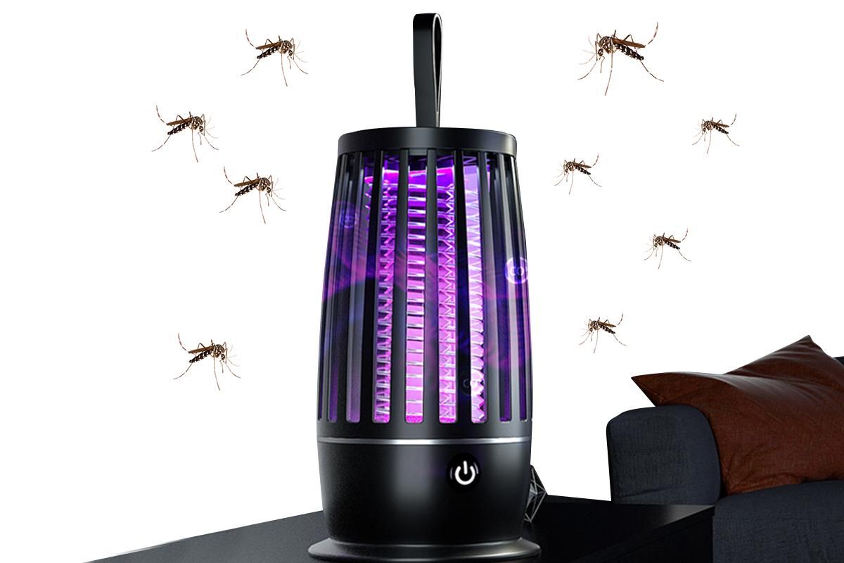 Electric Mosquito Killer Lamp LED Light -Black