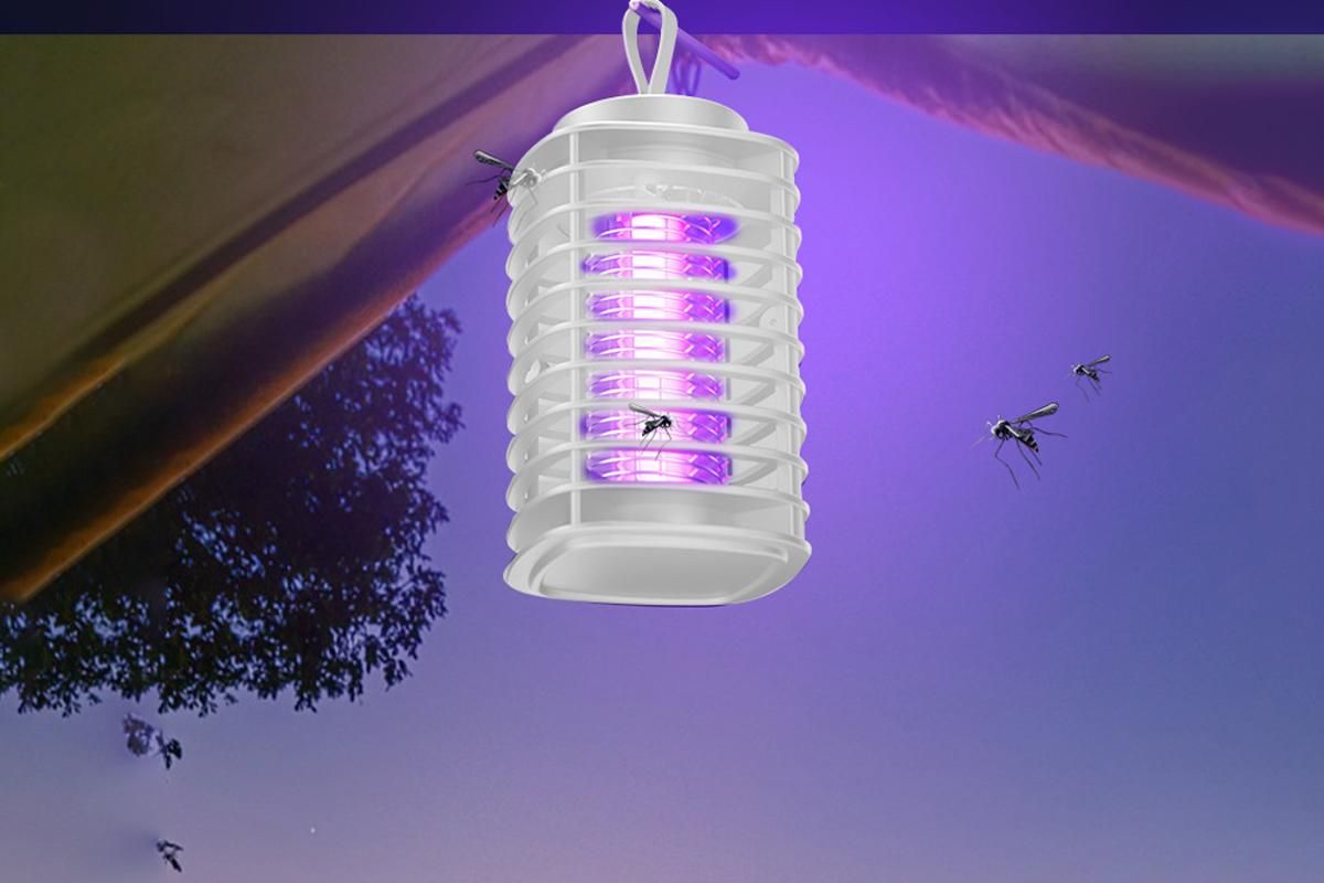 Electric Mosquito Killer Lamp LED Light -White