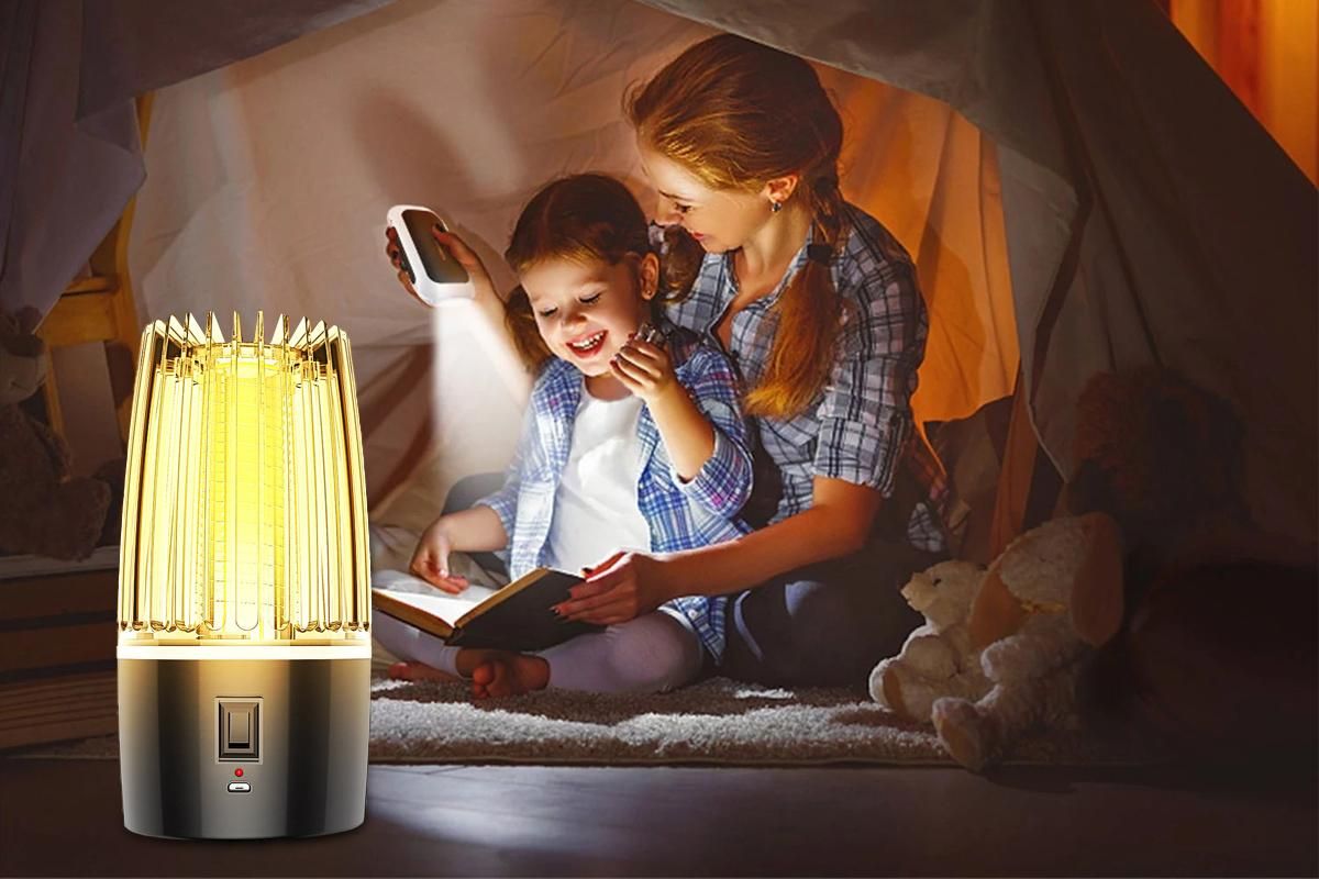 Electric Mosquito Killer Lamp USB Rechargeable Electric Repellent Zapper Trap Machine