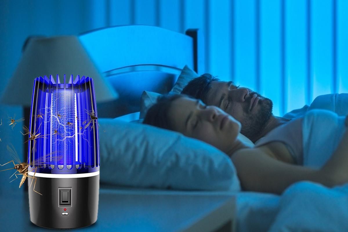 Electric Mosquito Killer Lamp USB Rechargeable Electric Repellent Zapper Trap Machine