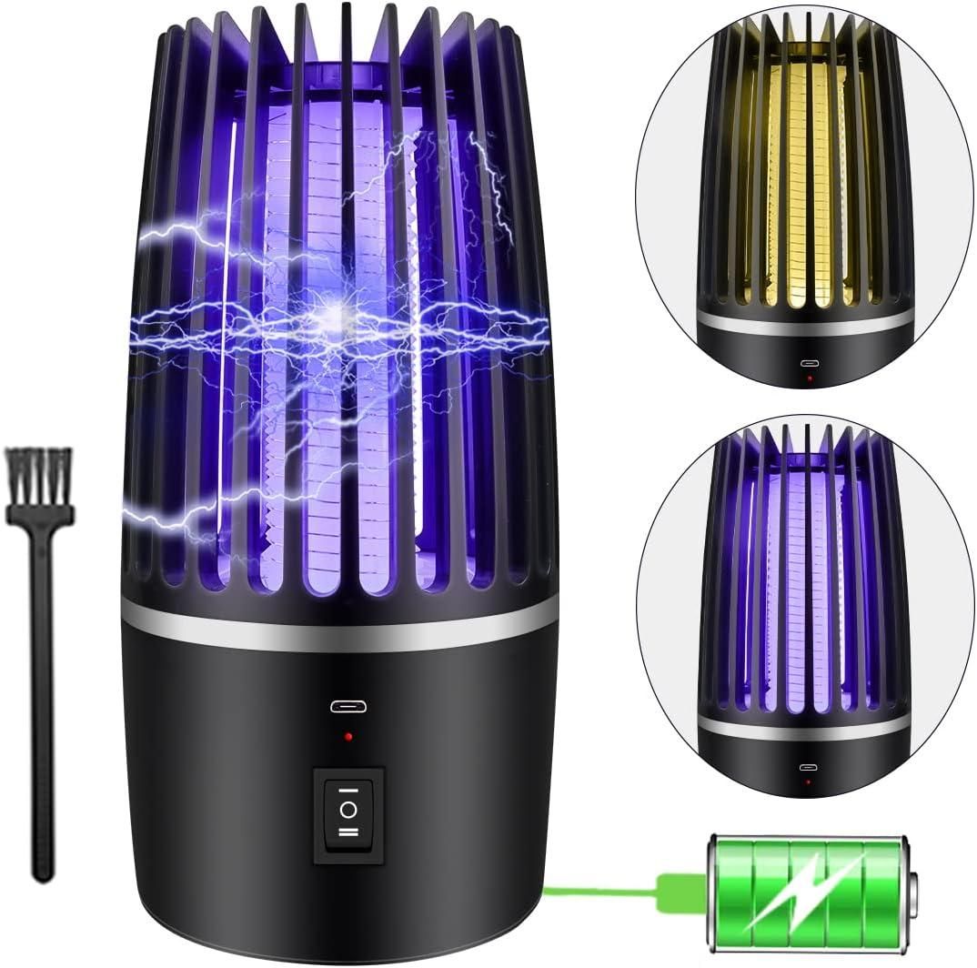 Electric Mosquito Killer Lamp USB Rechargeable Electric Repellent Zapper Trap Machine