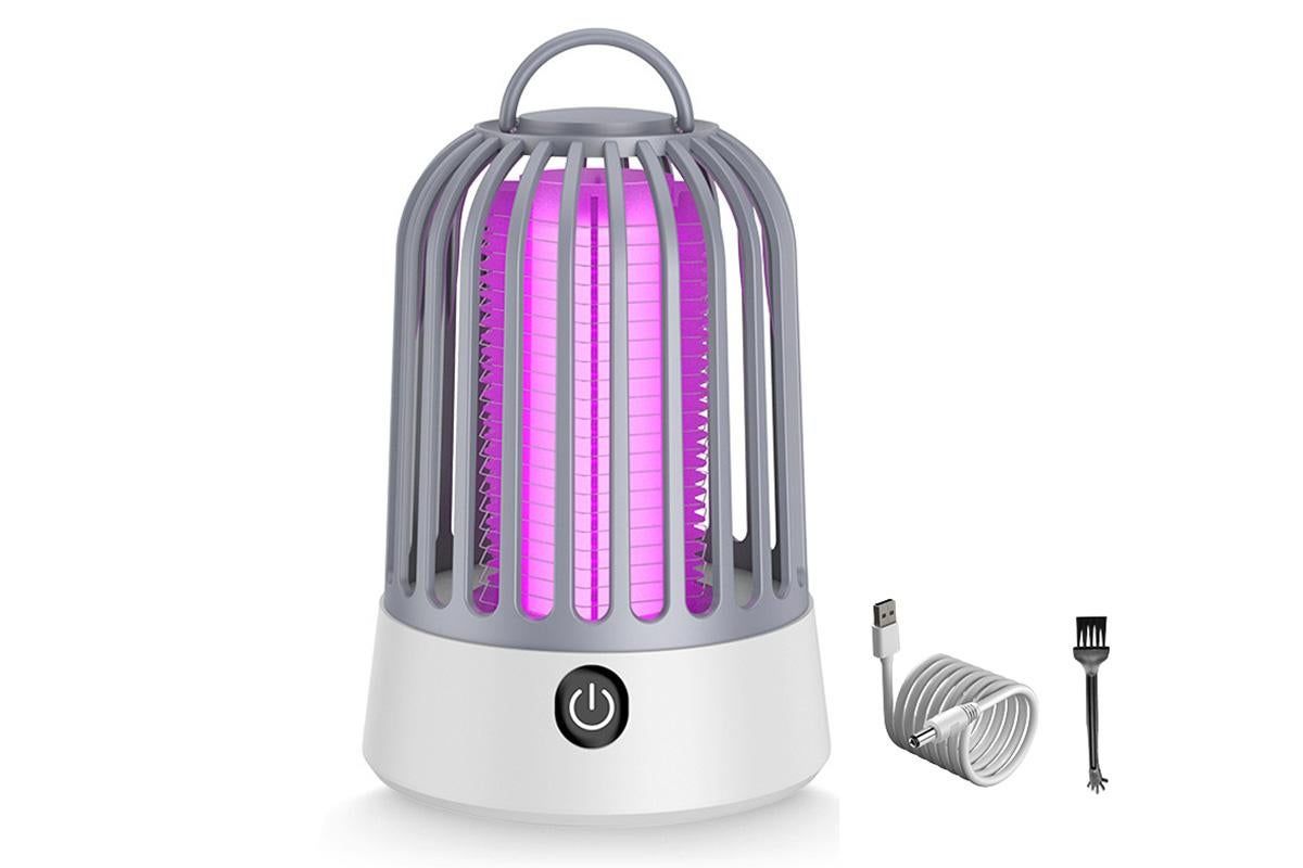 Electric Mosquito Killer Lamp Insect Catcher Fly Bug Zapper Trap LED Purple Lamp Mozzie -Green