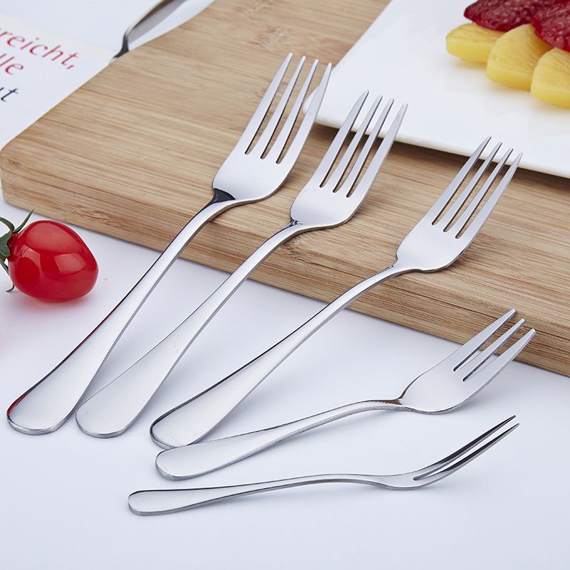 Stainless Steel Forks Steak Knife Dessert Cake Fruit... Fork 1