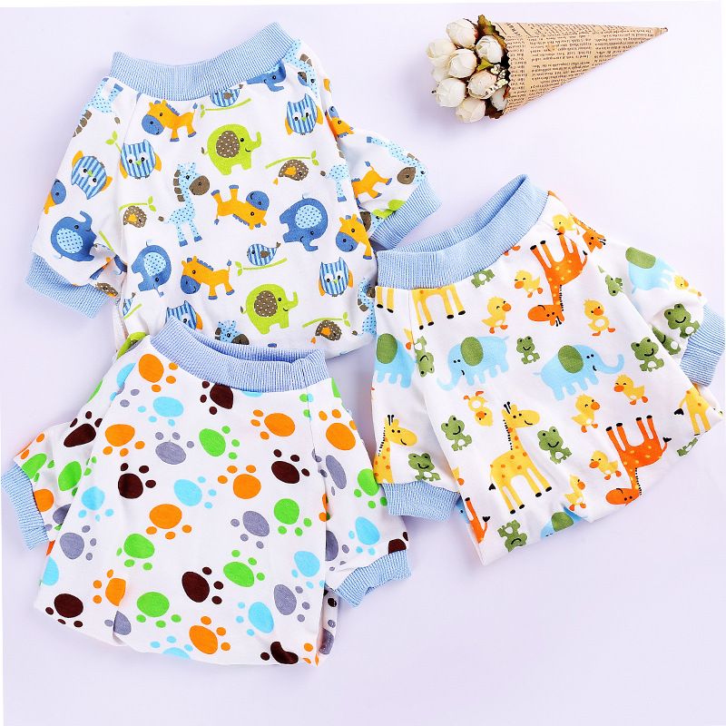 Haji Cotton Pet Four Legged Clothes Small fish M Size: M; Neck (cm): 28-32; Bust (cm): 38-44; Back length (cm): 26-30; Recommended pet weight (kg): 4.5 - 7.0