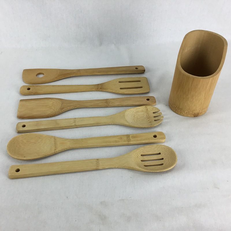 Bamboo Utensil Set Xiao Zhuyang 5 Piece Kitchen Tools Flat Shovel 30*6*2.5