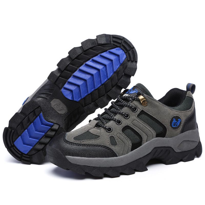 Qifeng Men Women Hiking Shoes Outdoor Sneakers D.Green 41