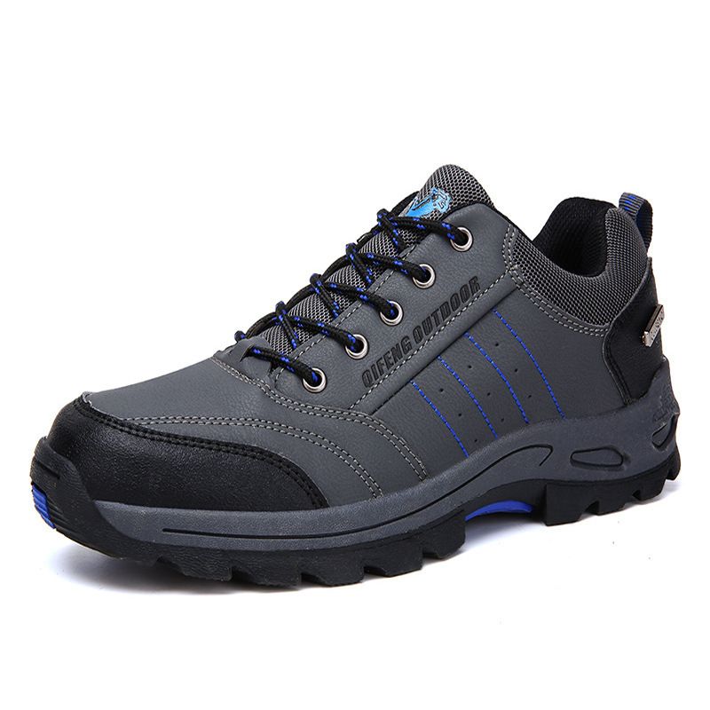 QIFENG Men Women Hiking Shoes Winter Outdoor Cotton Grey (single shoe) 44