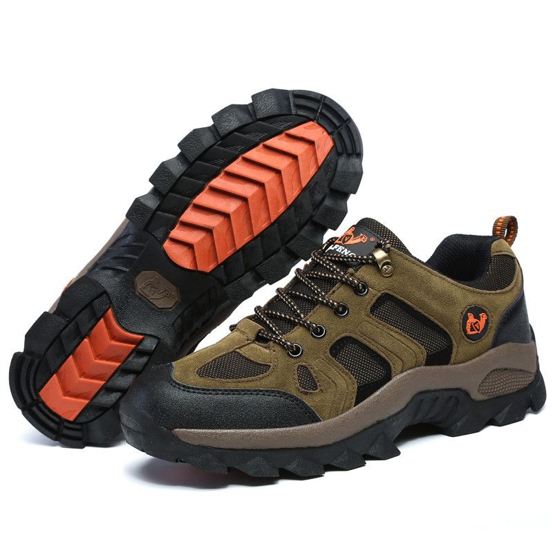 Qifeng Men Women Hiking Shoes Outdoor Sneakers Grey sapphire blue with cotton 40