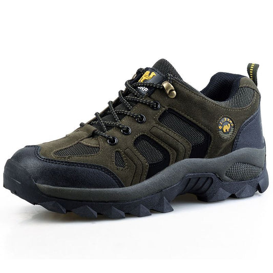 Qifeng Men Women Hiking Shoes Outdoor Sneakers D.Green 47