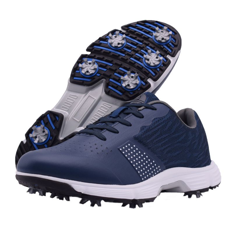 THESTRON Men Golf Shoes Waterproof Casual Grey 10
