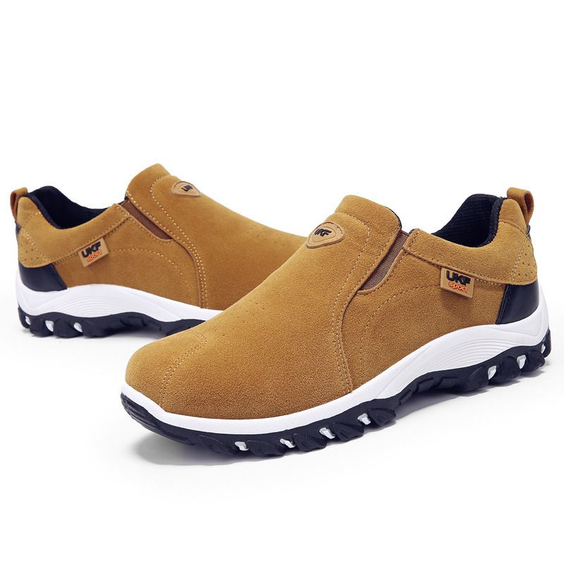 New Code Men Hiking Shoes Rubber Sole Low Top Blue 48