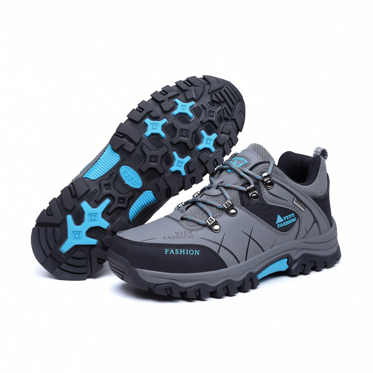 New Code Men Hiking Shoes Anti Slip Outdoor Black 47