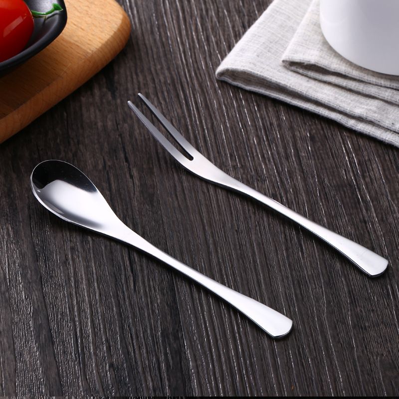 youbeite Stainless Steel Coffee Fork Spoon fruit fork