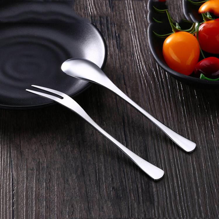 youbeite Stainless Steel Coffee Fork Spoon fruit fork