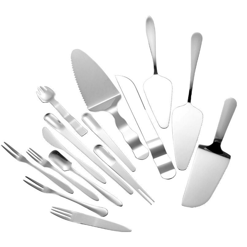 Island Qi Stainless Steel Fruit Fork Cake Knife Canned fork
