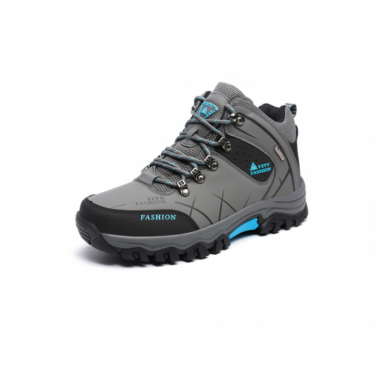 Men Hiking Shoes Waterproof High Top Size 47 8528 gray high-top cotton shoes 45