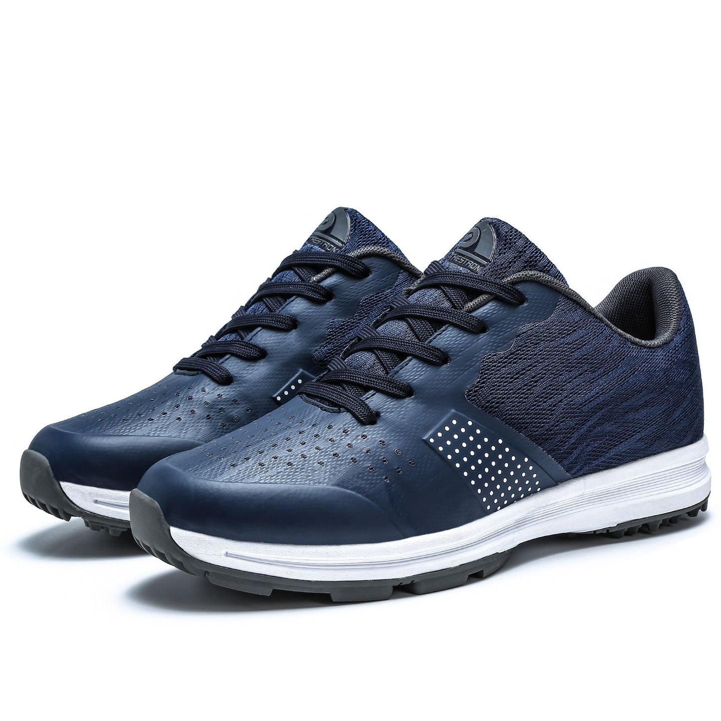THESTRON Mens Golf Shoes Waterproof Non Slip Blue US 8-EUR 41