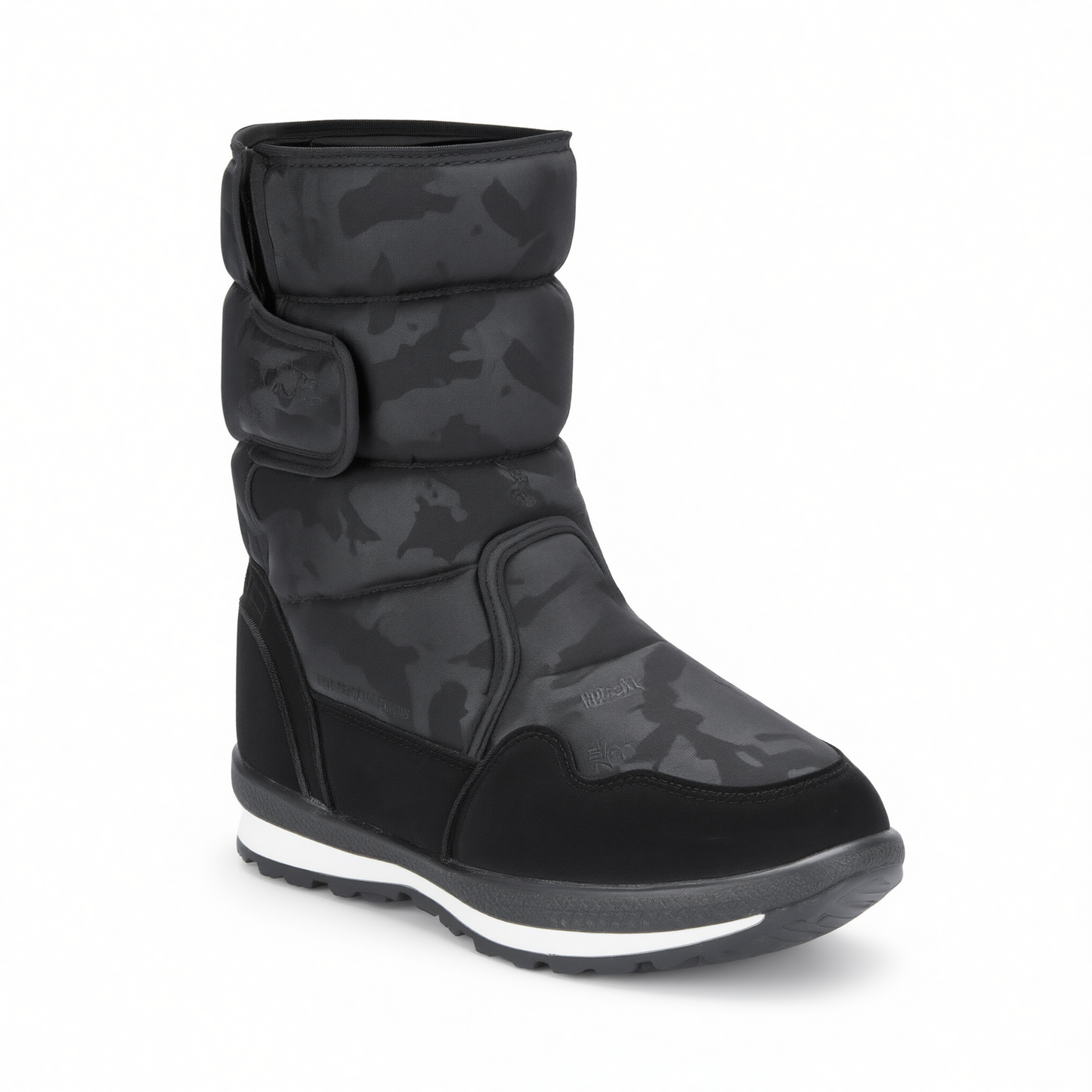 Phibee Kids Snow Boots Anti-Slip Warm M904 black camouflage 35