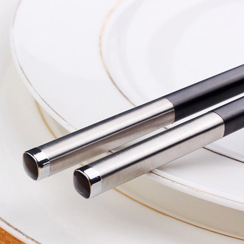 Chuangjian Alloy Chopsticks Laser Logo YB08 Blue