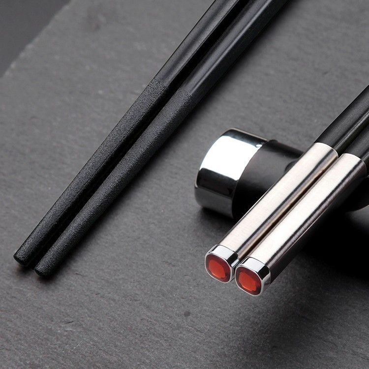 Chuangjian Alloy Chopsticks Laser Logo YB08 Orange