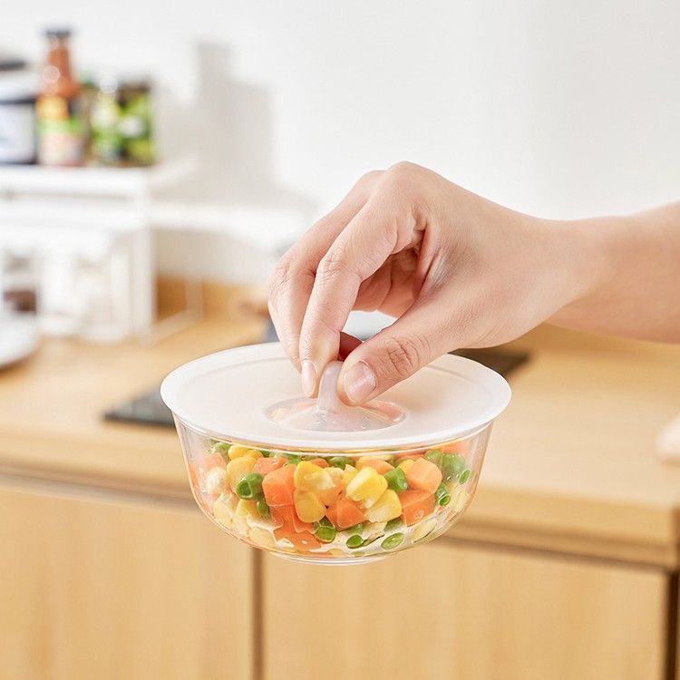 KM Silicone Food Lid Round Microwave Sealing Cover 10cm Small -10cm