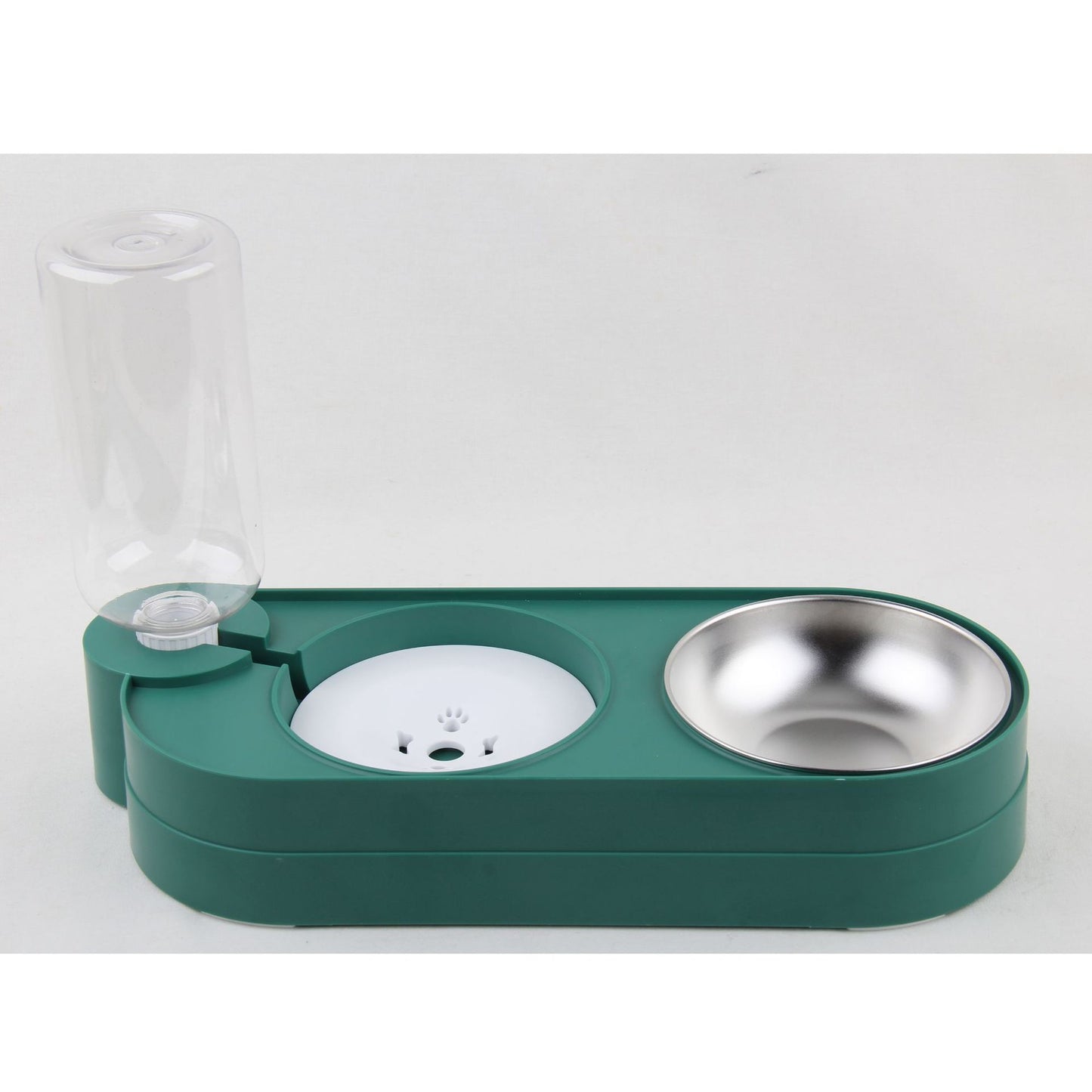 Cat Water Fountain Claw Cheep Automatic Feeder Peacock Green