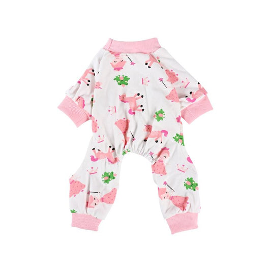 Haji Cotton Pet Four Legged Clothes Unicorn S Size: S; Neck (cm): 24-28; Bust (cm): 32-38; Back length (cm): 22-25; Recommended pet weight (kg): 2.5 - 4.5