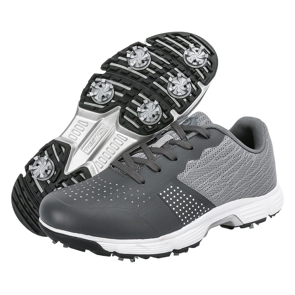 THESTRON Men Golf Shoes Waterproof Casual Black 15