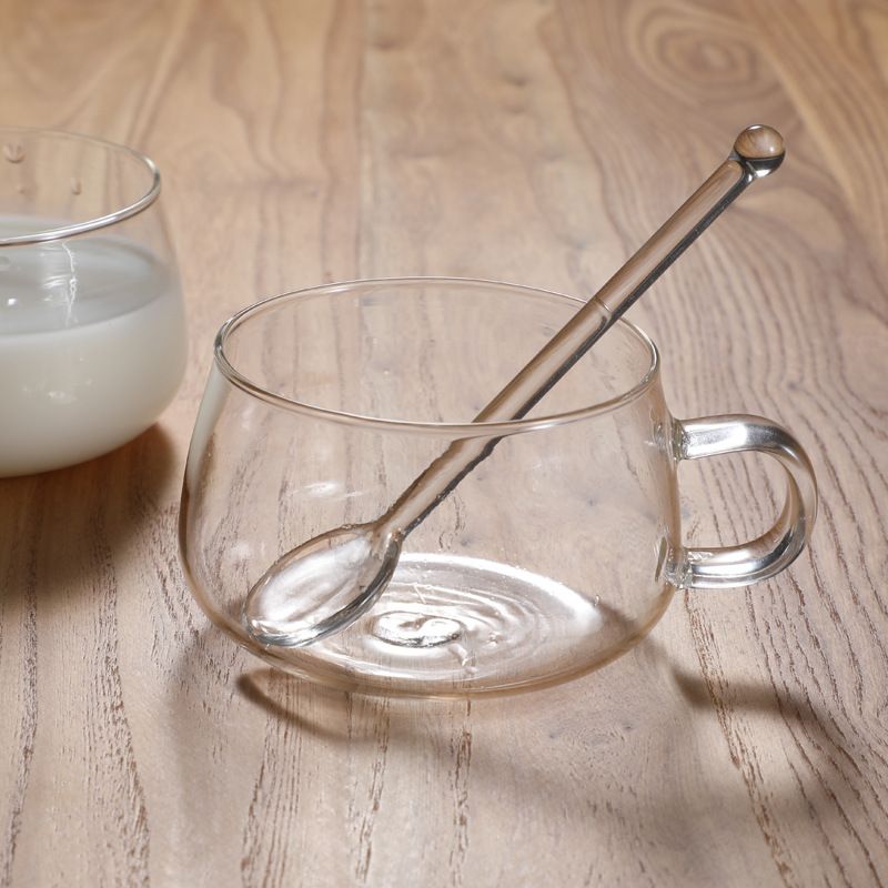 Glass Spoon High Borosilicate Glass Coffee Stirrer small glass spoon