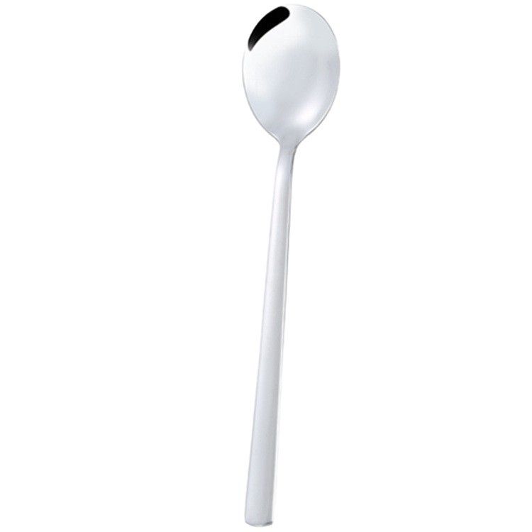Stainless Steel Korean Rice Spoon Long Handle Korean spoon [20.5*4cm]