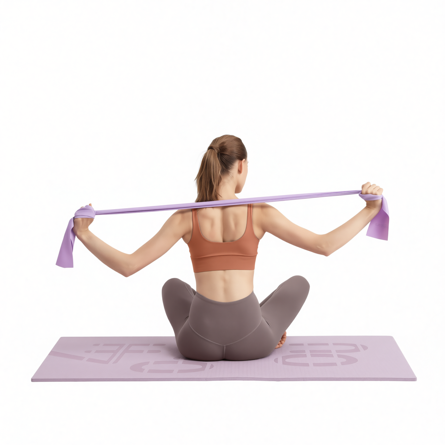 TPE Resistance Bands Central Europe 1.5m Strength Gray 1.5m