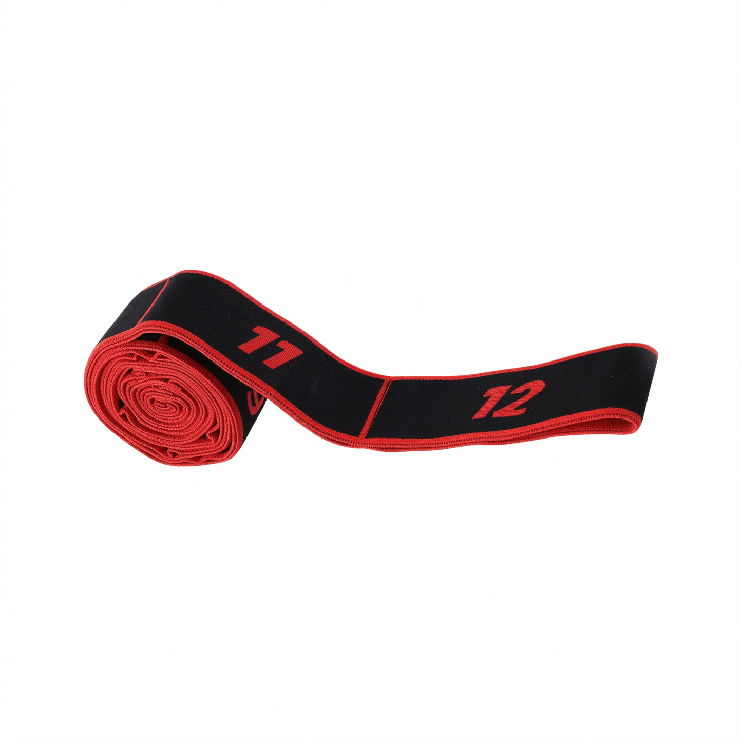 Resistance Band Yoga Fitness Digital Style Black and red-number style [10 grids]