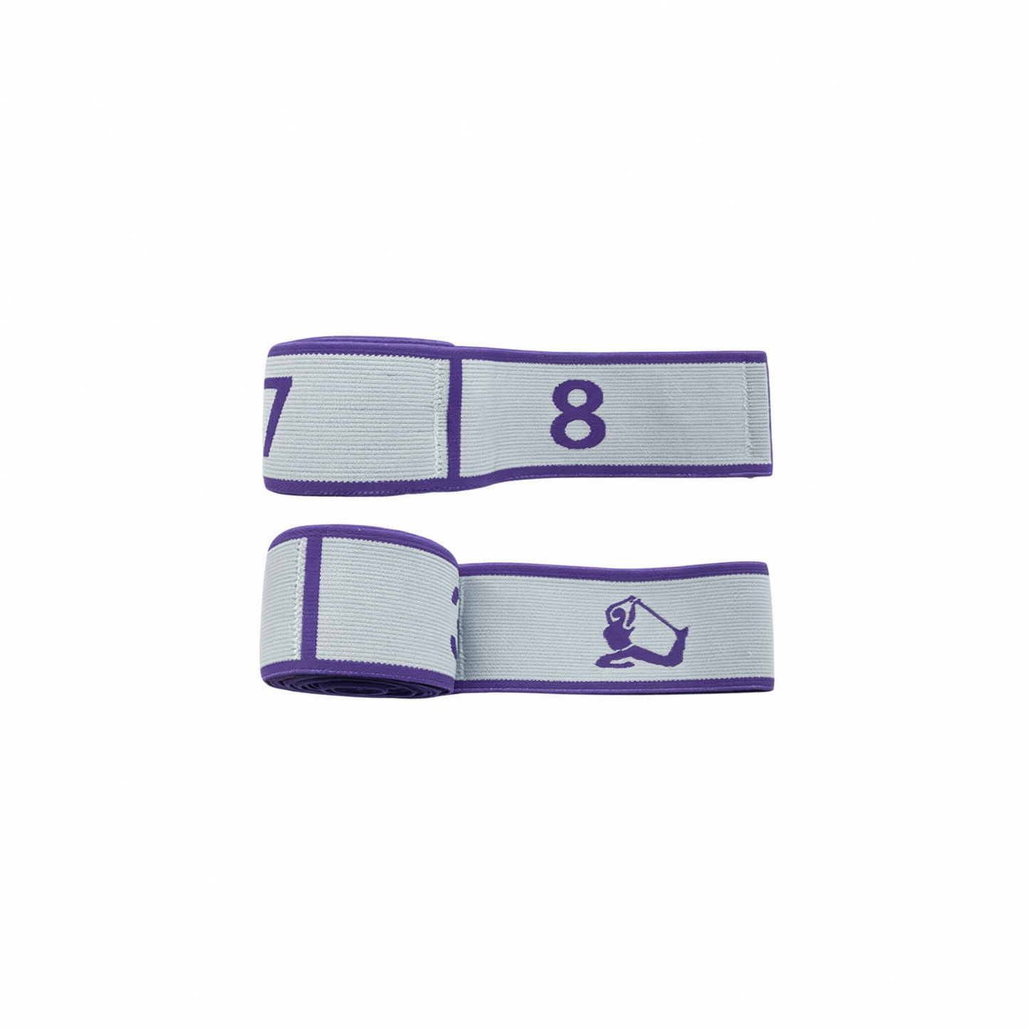 Resistance Band Yoga Fitness Digital Style Light blue - small man style [10 grids]