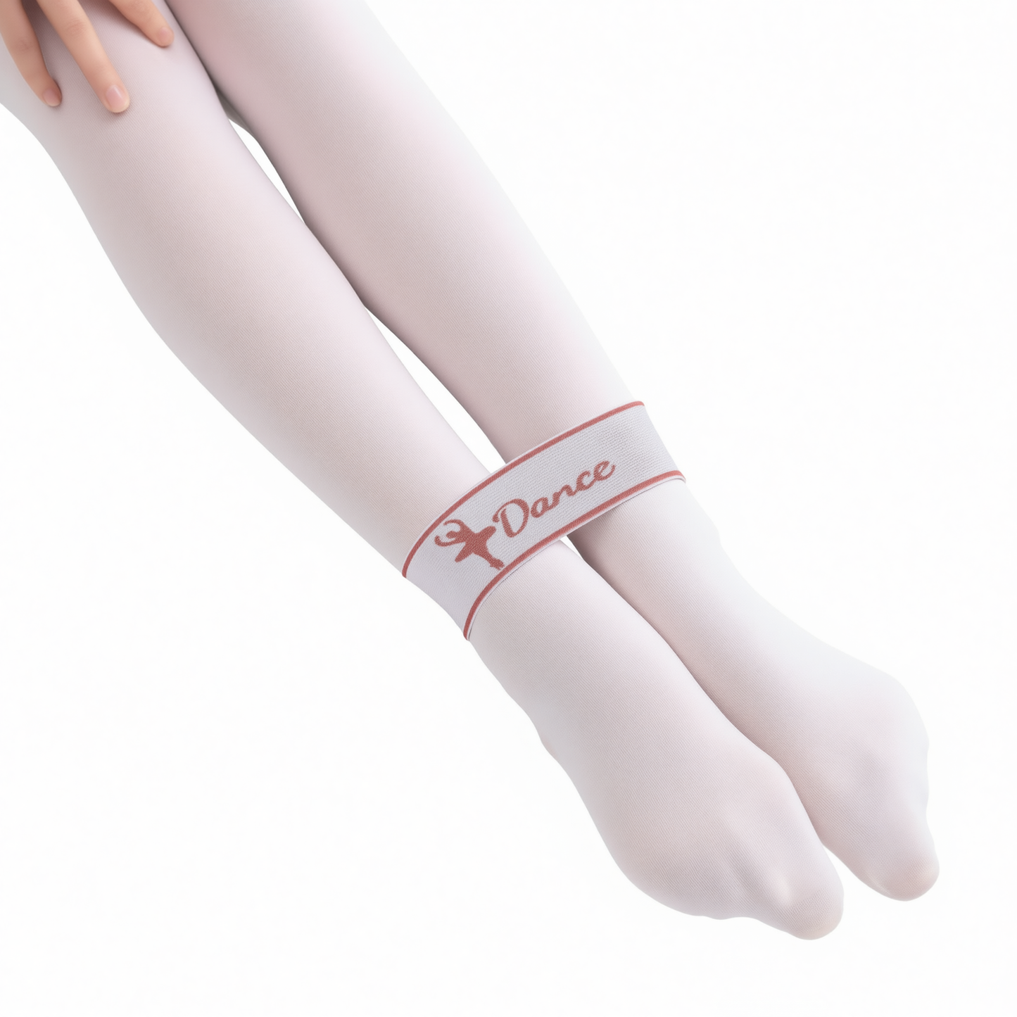Resistance Band Yoga Fitness Digital Style One grid leg strap [pink]