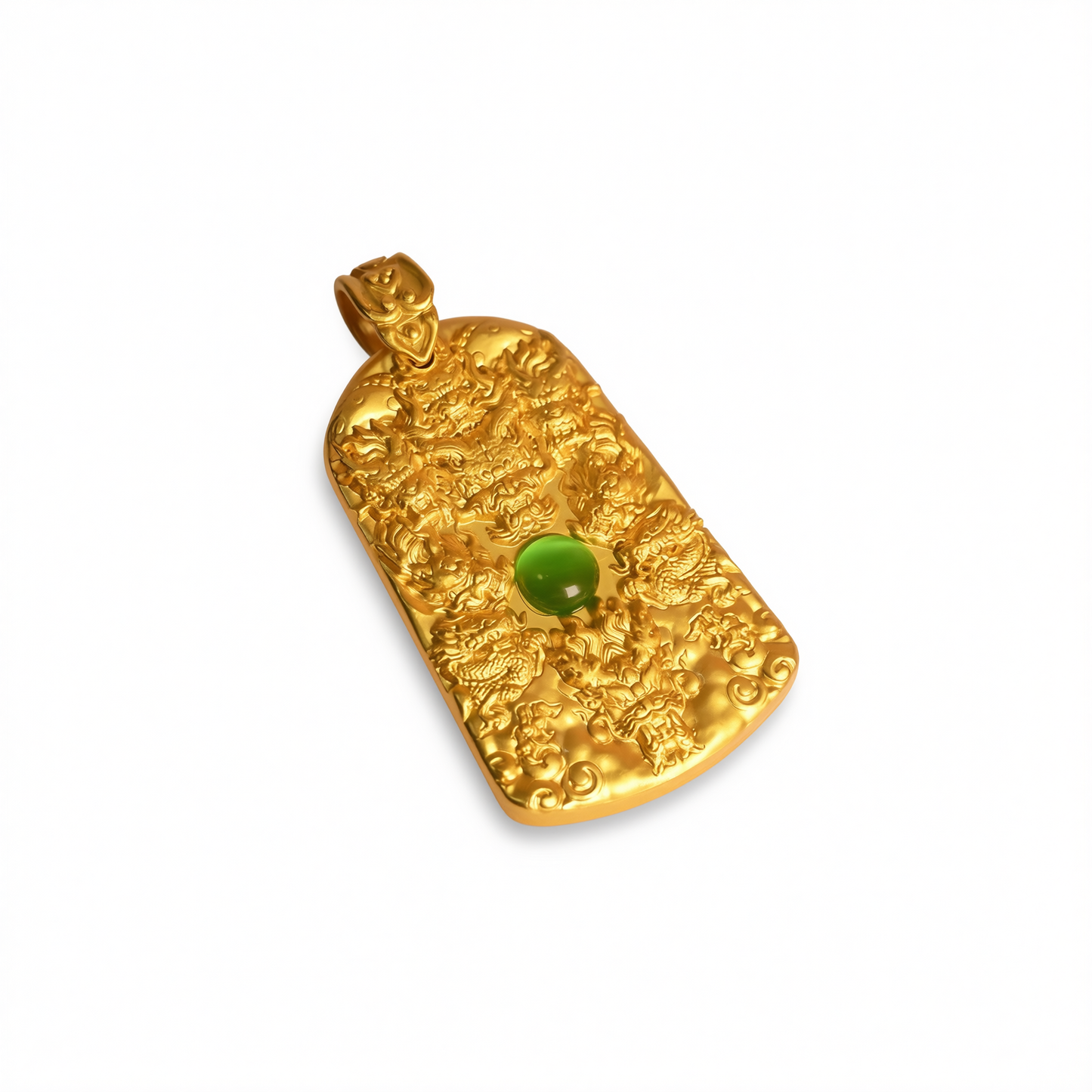 Car Pendant VCWIP Metal Gourd Ornament Alluvial gold [kowloon protector] red tassel style Car hanger [ordinary carton]