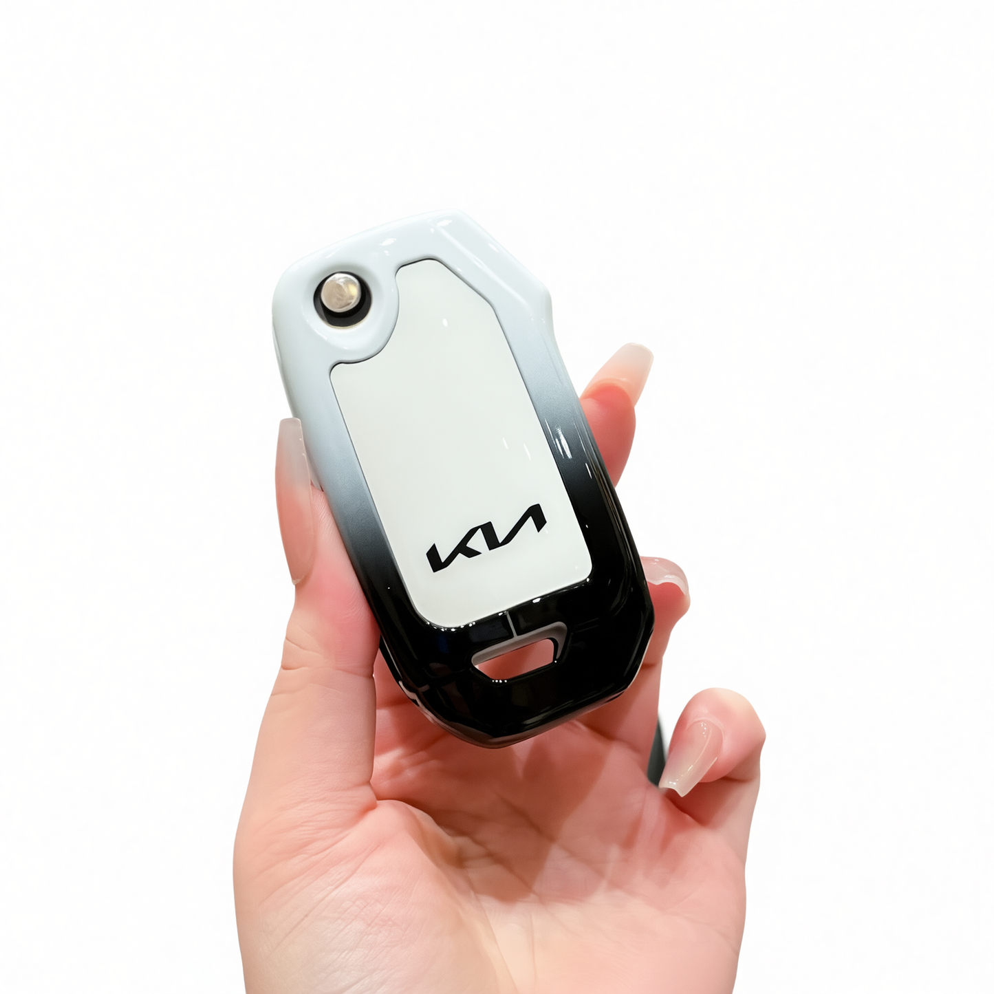 Fragrant car island Kia Key Shell H3 Gradient Black. Standard H3 key gradient black and white single shell