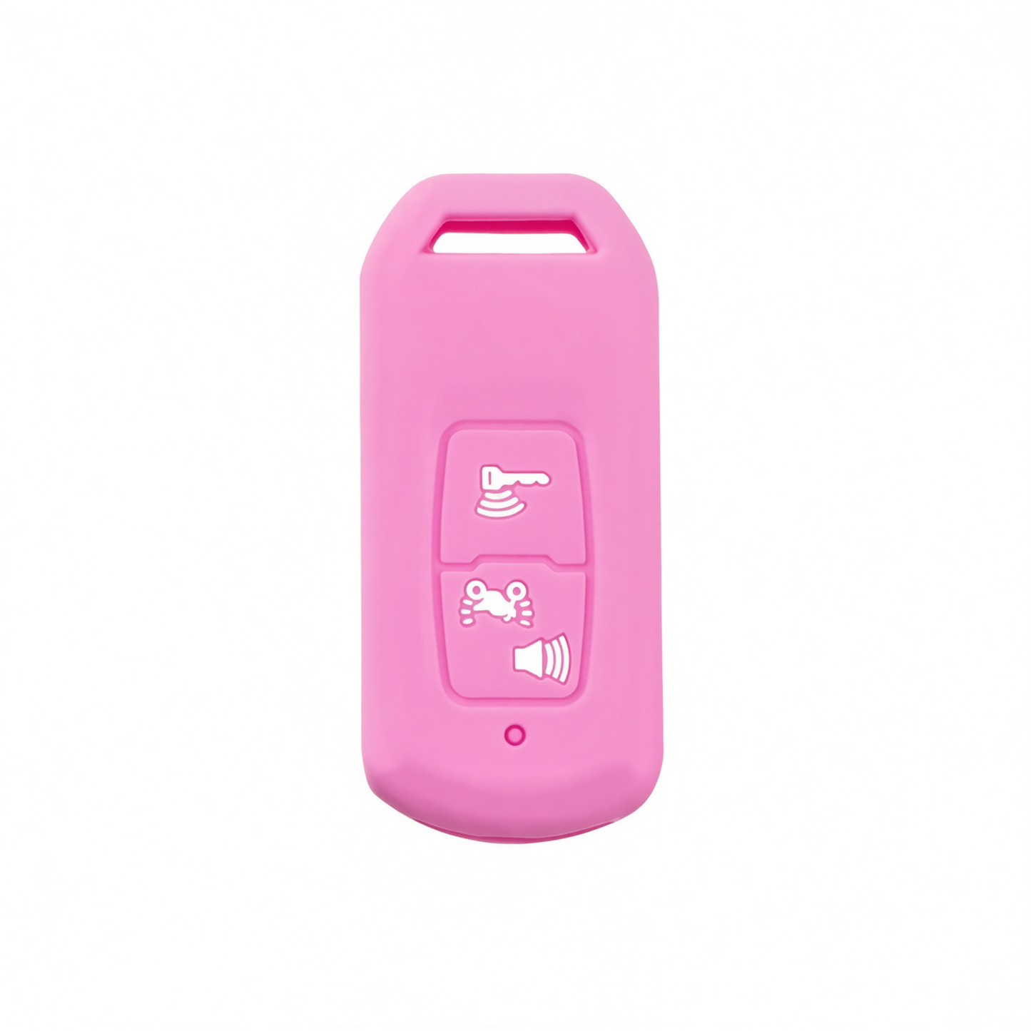 Color My Life Silicone Key Bag for Honda PCX160. Pink white label