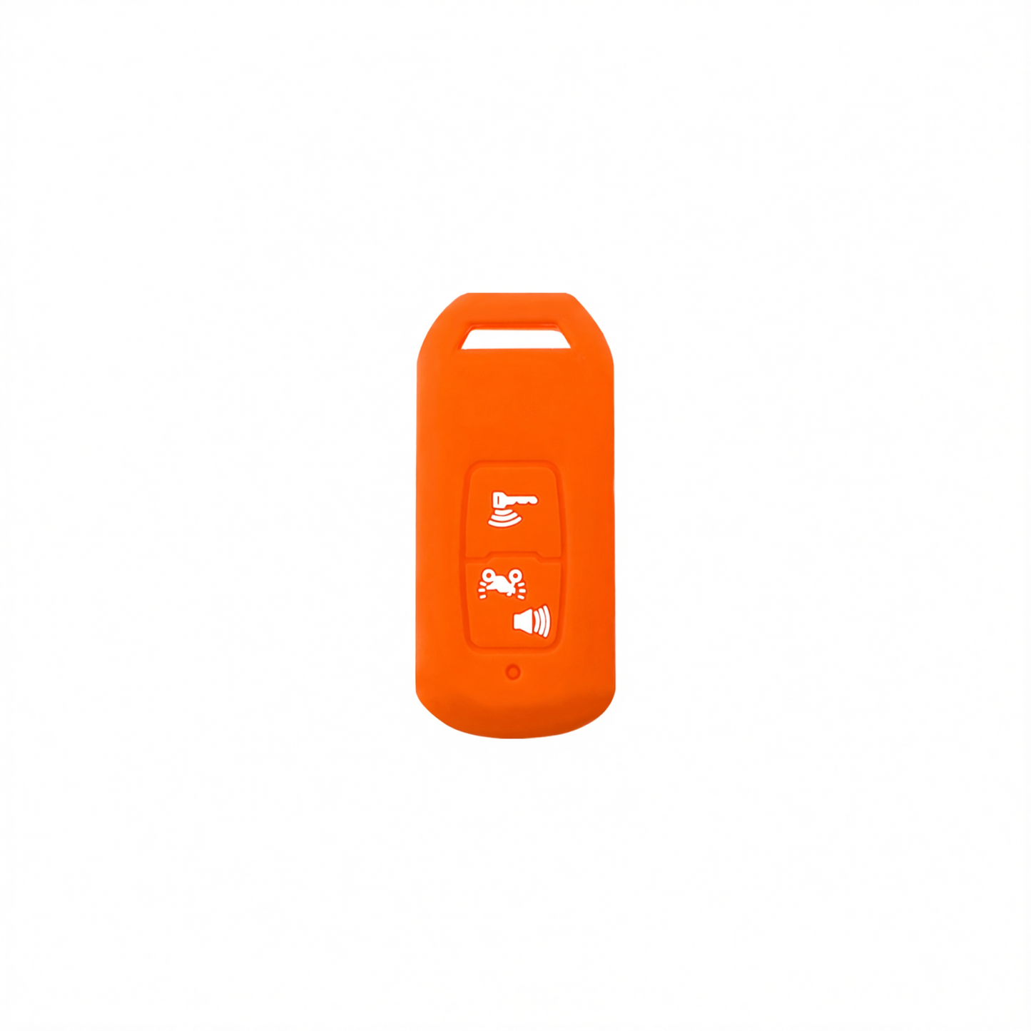 Color My Life Silicone Key Bag for Honda PCX160. Orange white label