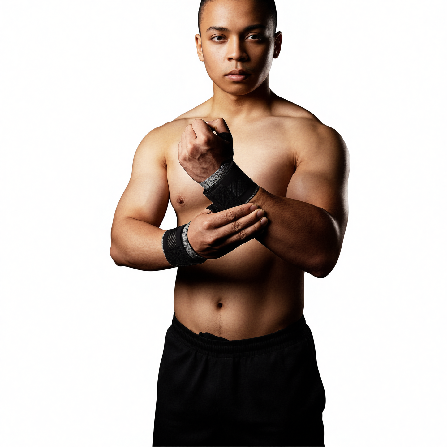 Wrist Support Brace Adjustable Compression Double Straps Double strap pressure protection*one pair One Size