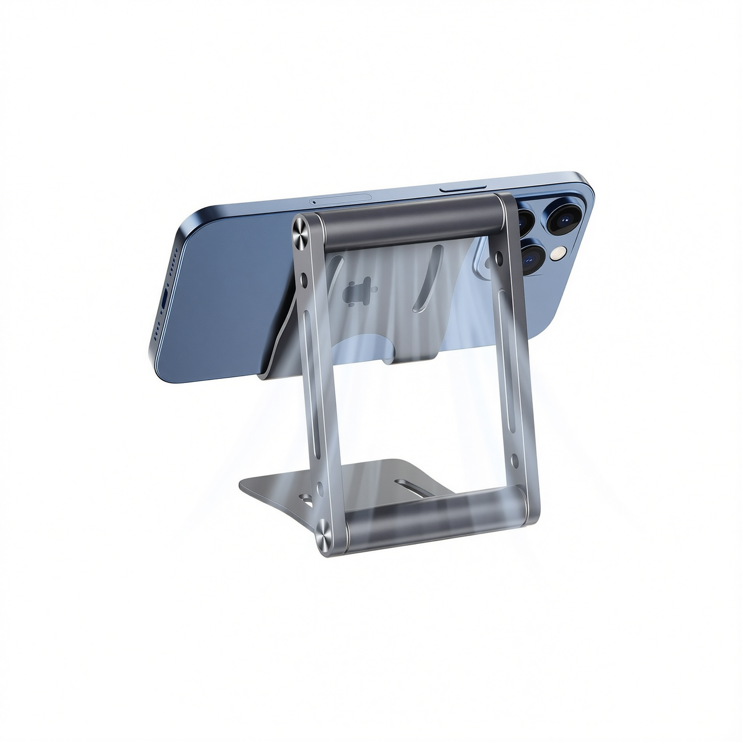 Metal Phone Stand This is spring K53 Rotating Desktop K53 desktop stand (gun gray)