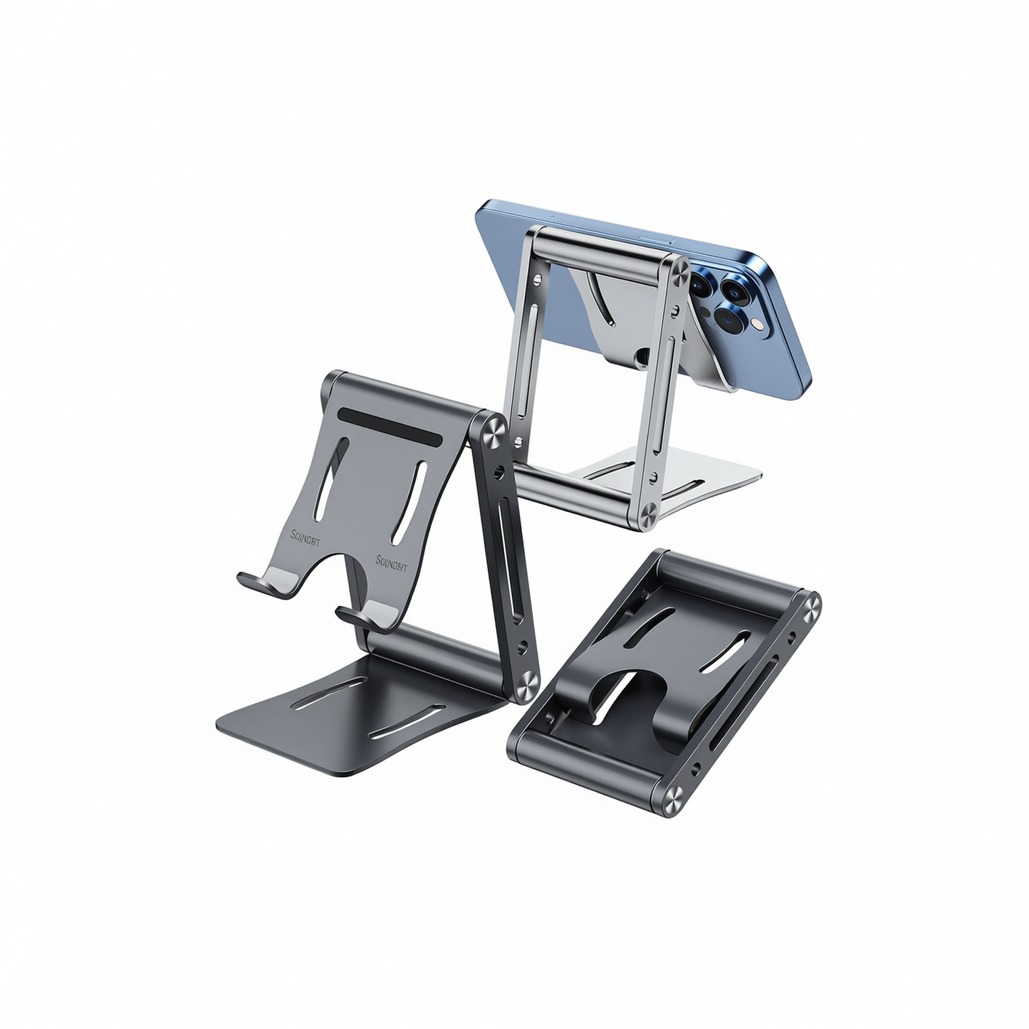 Metal Phone Stand This is spring K53 Rotating Desktop K54 full metal rotating bracket-space gray