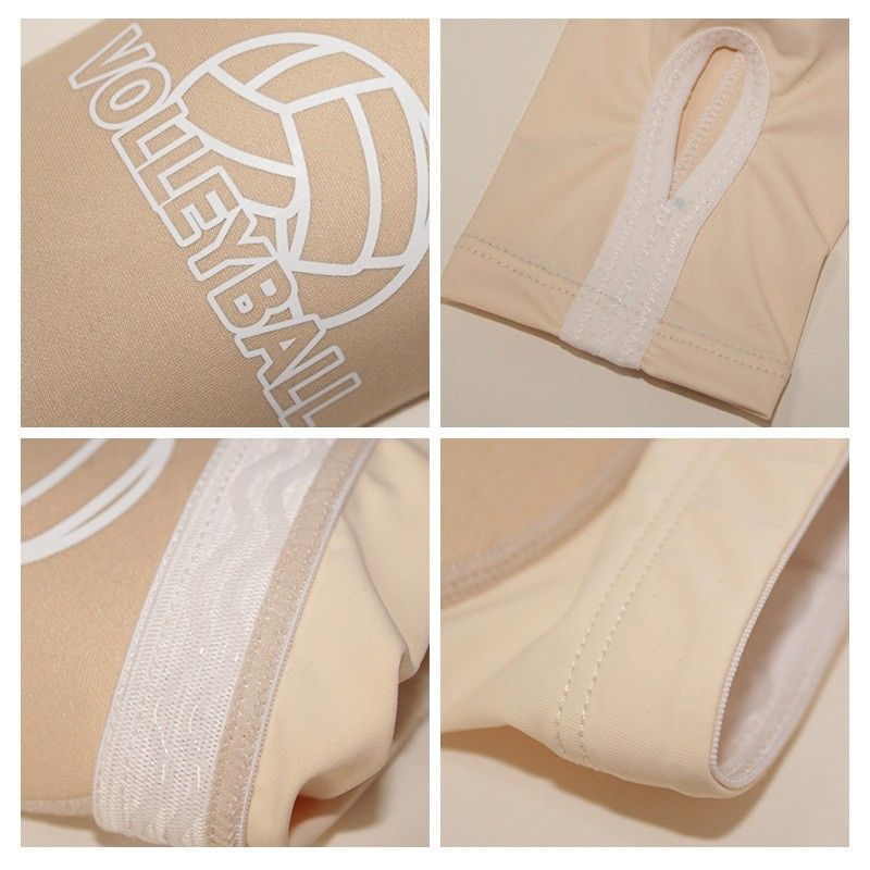 Volleyball Arm Guards Nylon The one who leaps Volleyball arm guards [blue] l size pair [suitable for weight 60-75kg]