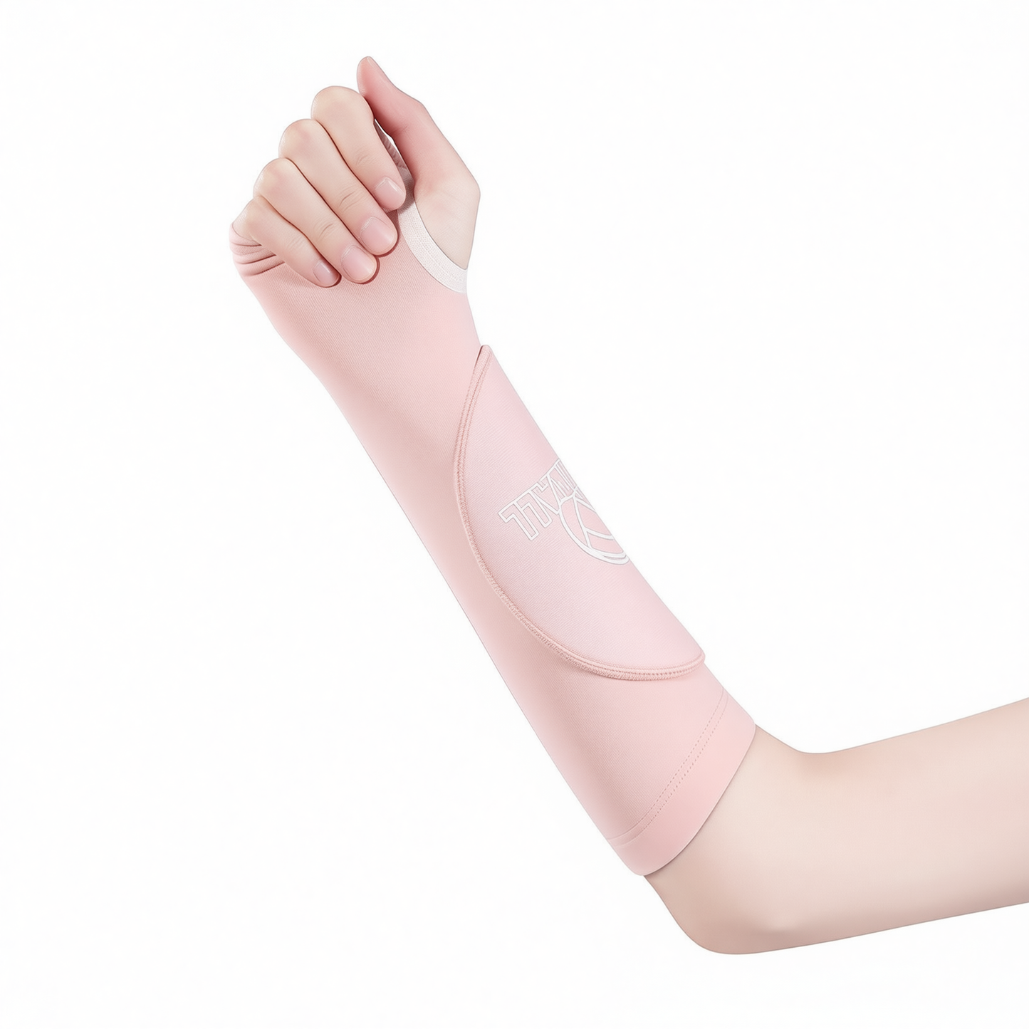 Volleyball Arm Guards Nylon The one who leaps Volleyball arm guards [pink] l size pair [suitable for weight 60-75kg]