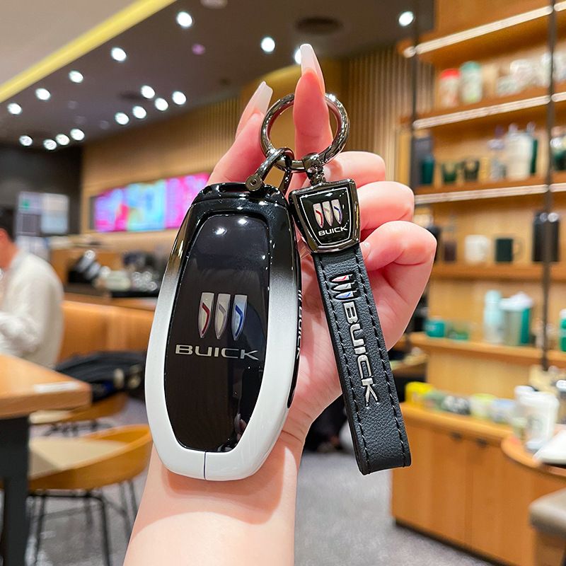 Buick Vision L7 Fragrant Car Island Zinc Alloy. Standard F style gradient black and white single bag + metal buckle
