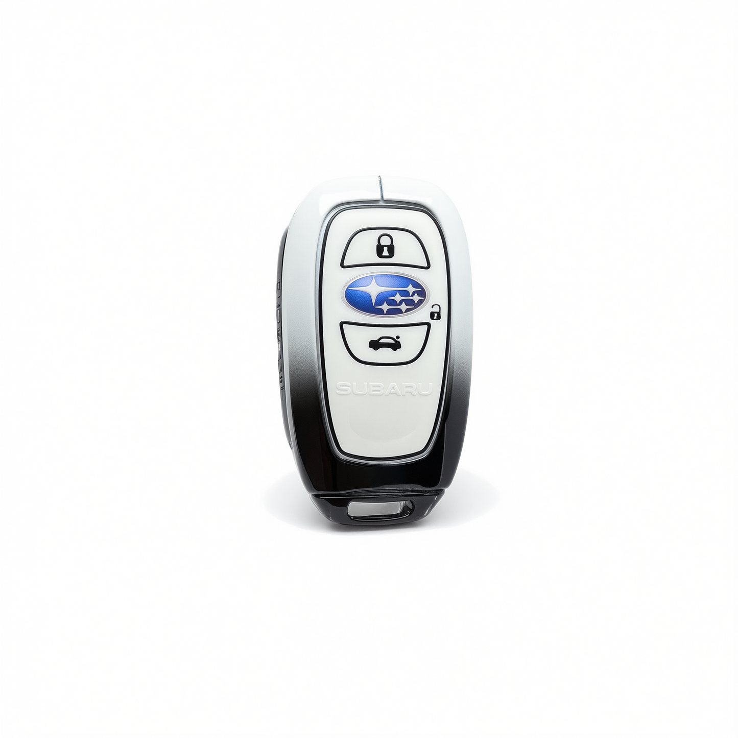 Leading xuan Subaru Key Case Zinc Alloy Standard Gradient black and white single shell