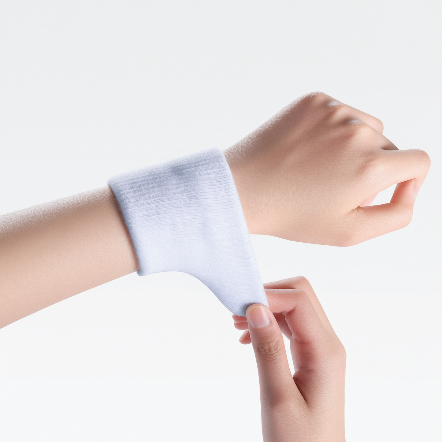 Thickened Wristbands Polyester Basketball Training Lemon yellow-[high elasticity, comfortable and breathable] One pair [one size fits all]