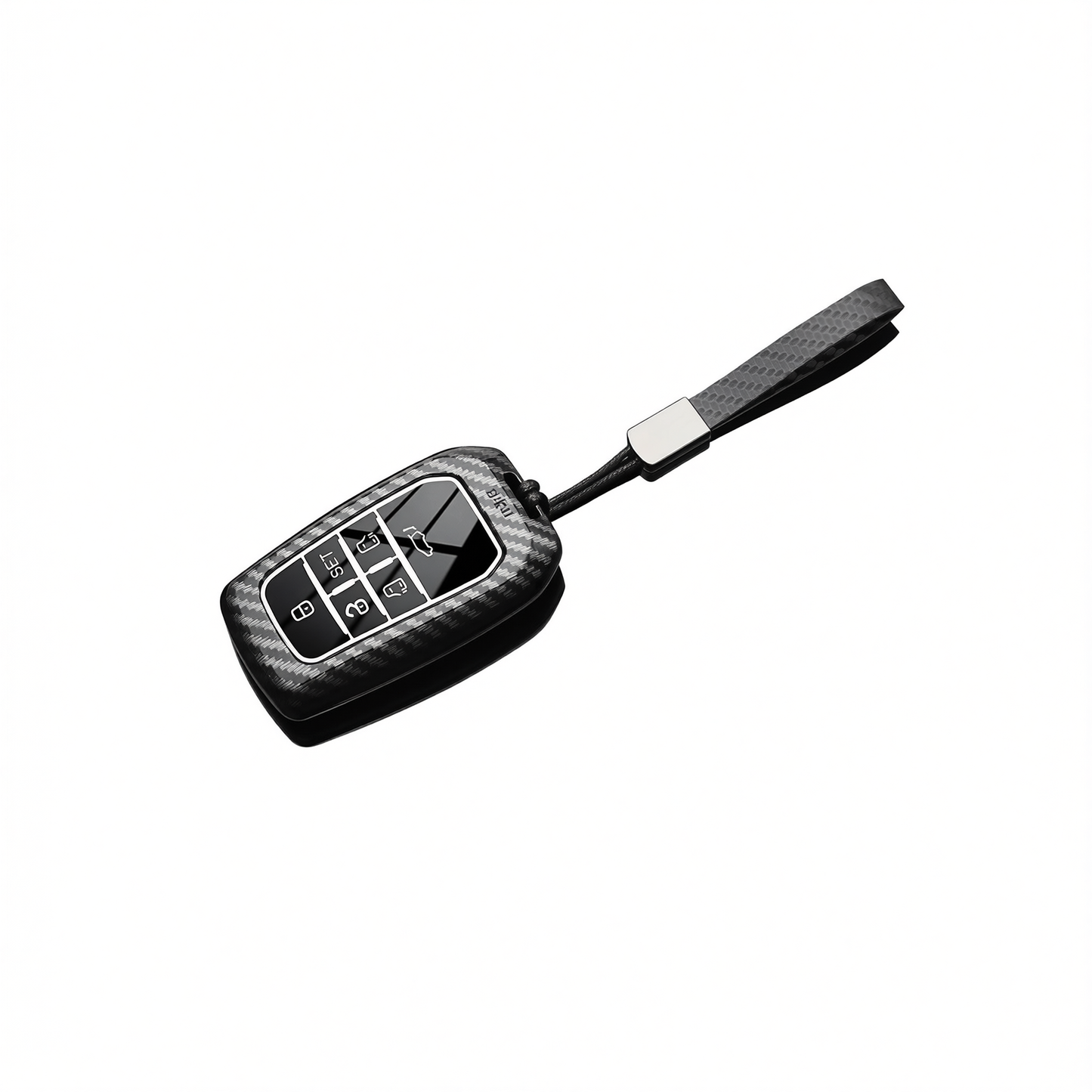 Fragrant Car Island Toyota Sienna Key Cover Carbon. Bagged D type 6-button [carbon fiber black] lanyard